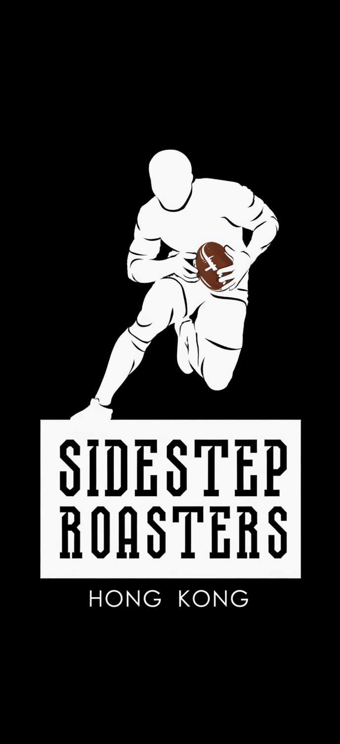 Sidestep Roasters Hong Kong rugby coffee logo